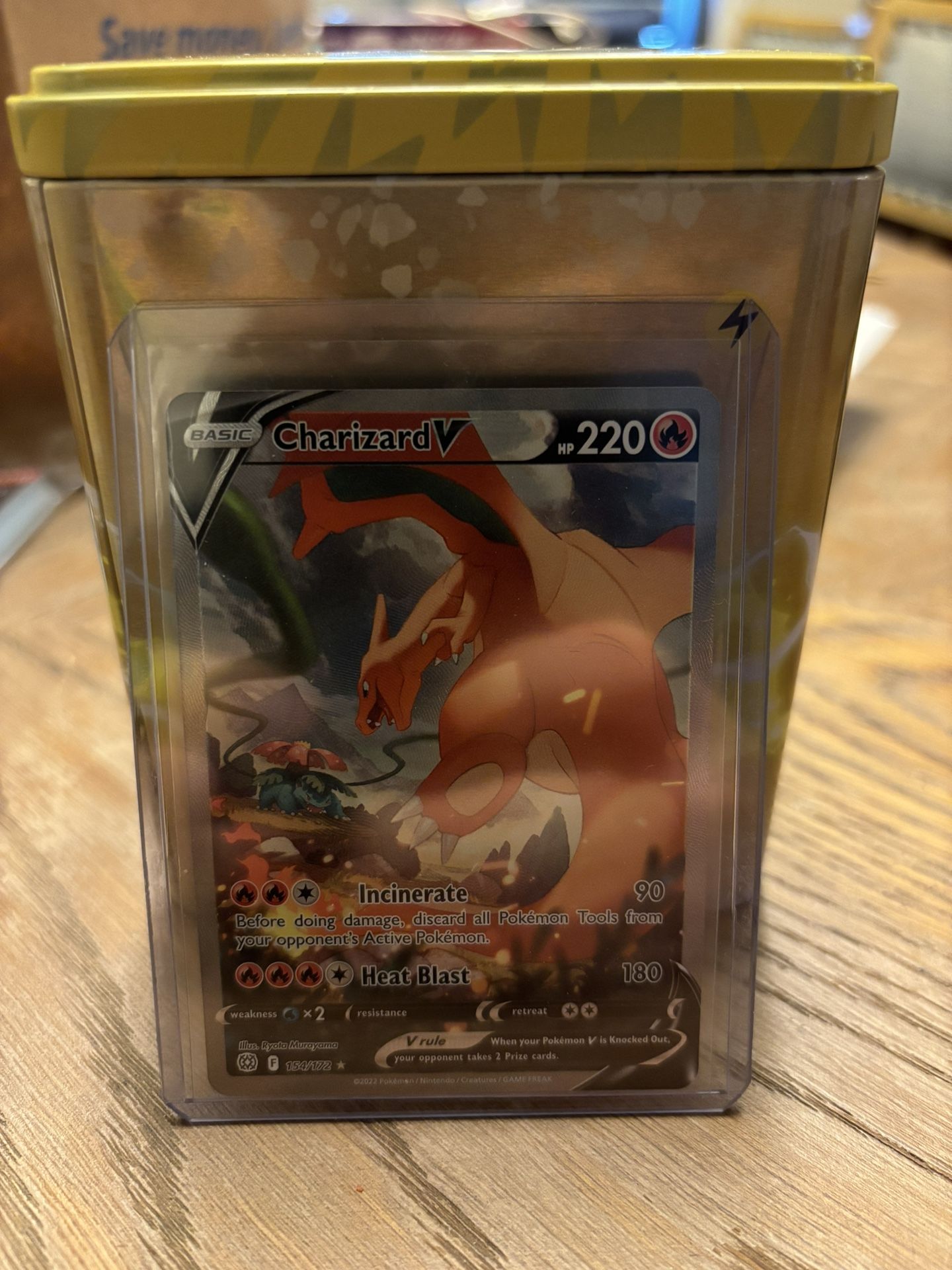 Charizard V Alt Art 154/172 - Brilliant Stars - Full Art Rare Pokemon Card