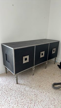Heavy Solid Wood Buffet Console