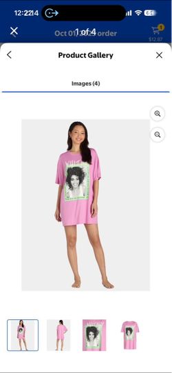 Brand New Pink Whitney Houston Sleep Shirt, Women’s XL, Retail $14.99
