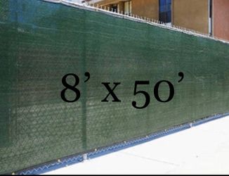 FENCE SCREEN 8 x 50 Privacy Screen - GREEN 8x50