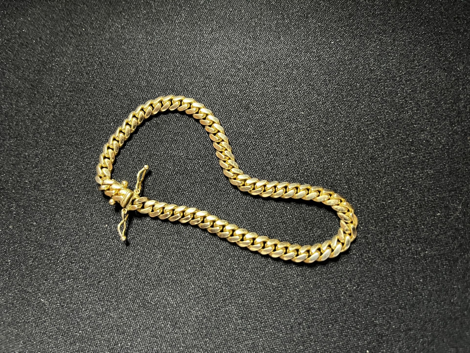 14K 5mm 7.5inch Miami Cuban Link Bracelet