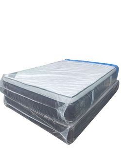 Brand New Queen Size Pillow Top Mattress And Boxspring - Pay On Delivery 🚚