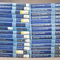 DICTIONARY OF LITERARY BIOGRAPHY Lot Of 28 Hardcover Ex-Library Books 