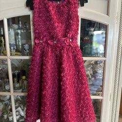 Beautiful Red Flower Dress $8