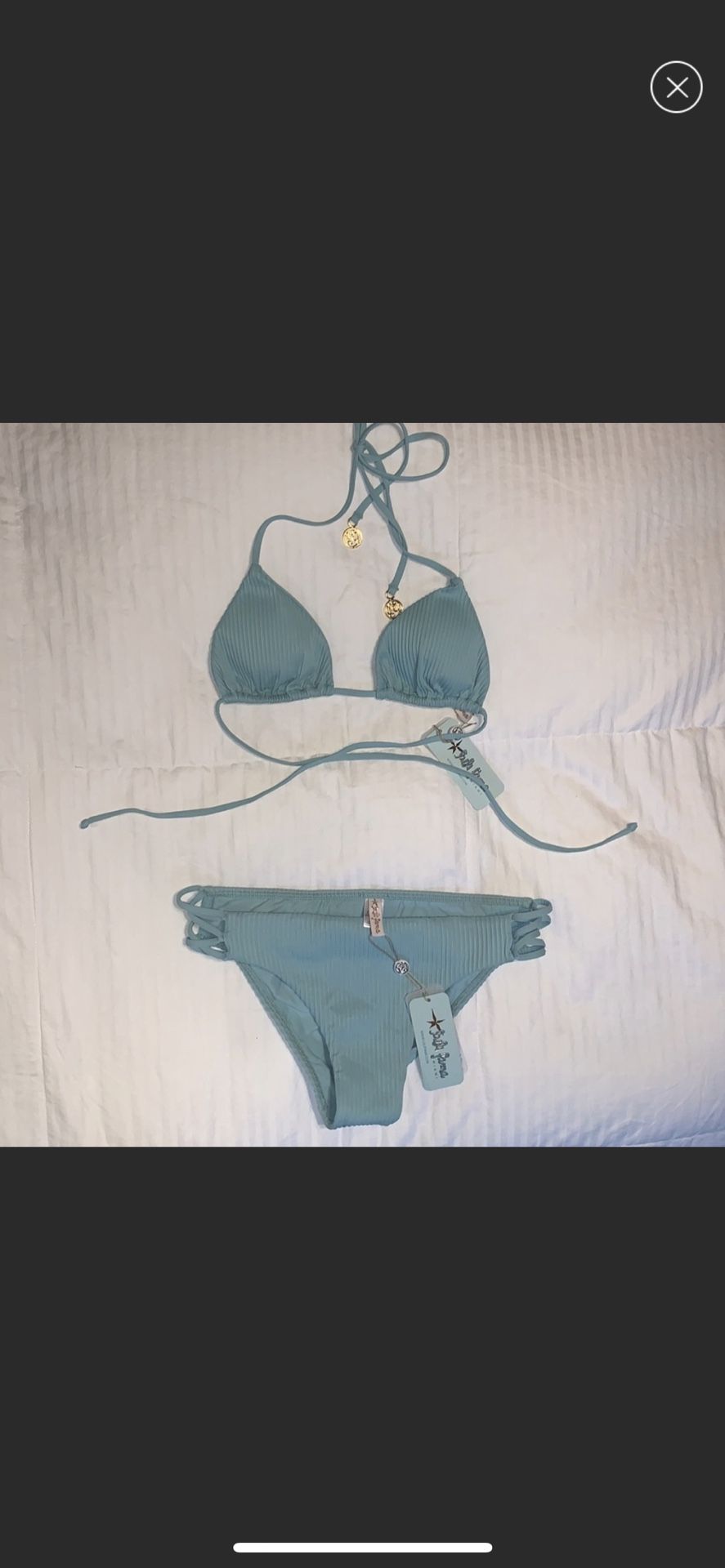 NWT Luli Fama Acuario Bikini XS