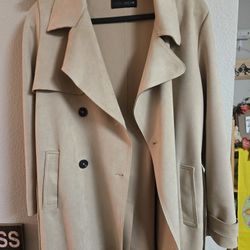 Light Tan Zara Trench Coat