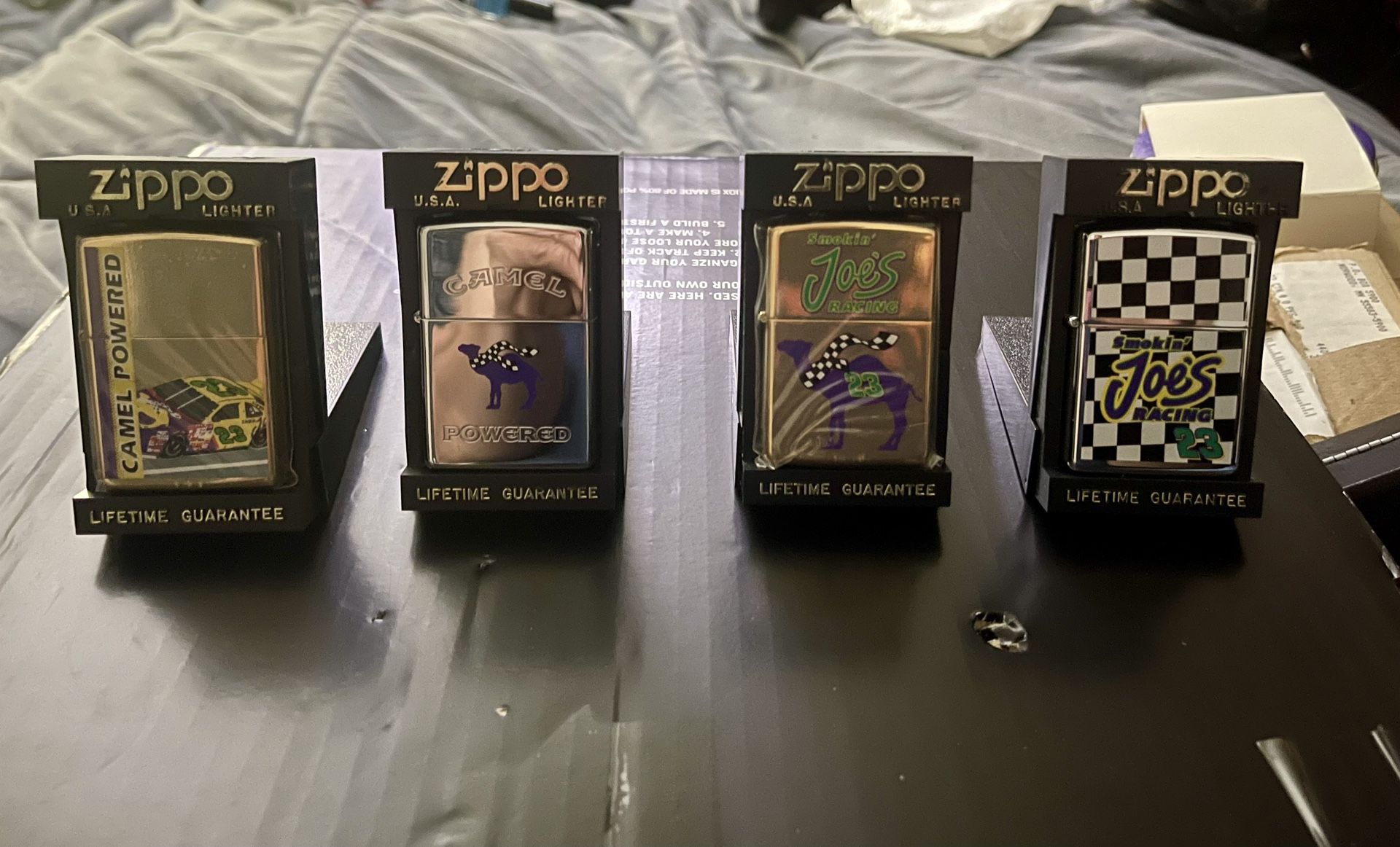 Camel Racing Zippo Collection. 