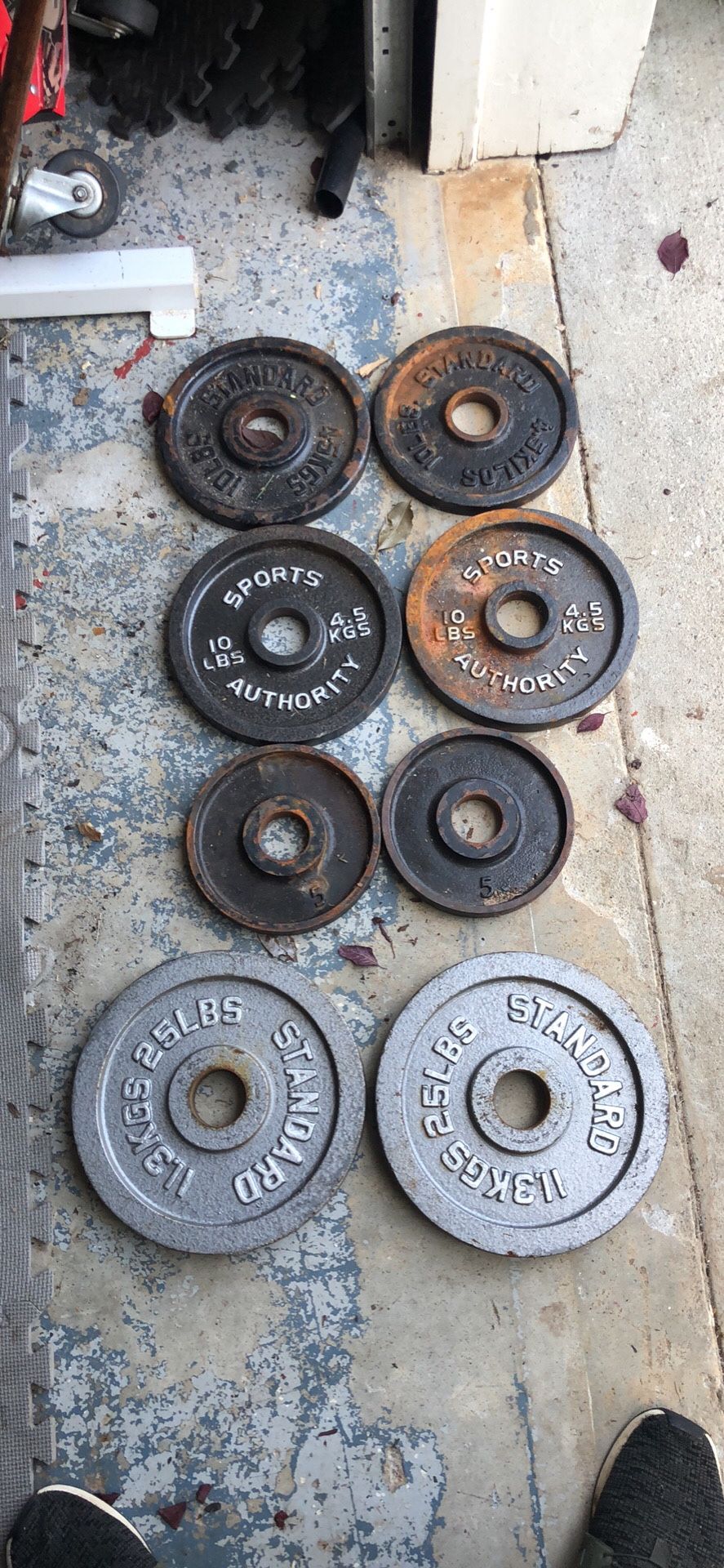 Olympic weight plates