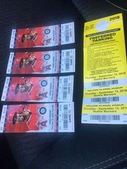 Angel tickets for 9/13