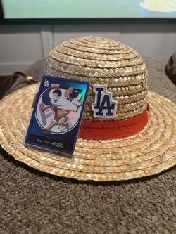LA Dodgers One Piece Luffy 2026 Promo Card Set and Straw Hat