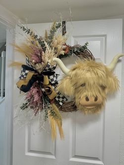 Country Cow Wreath