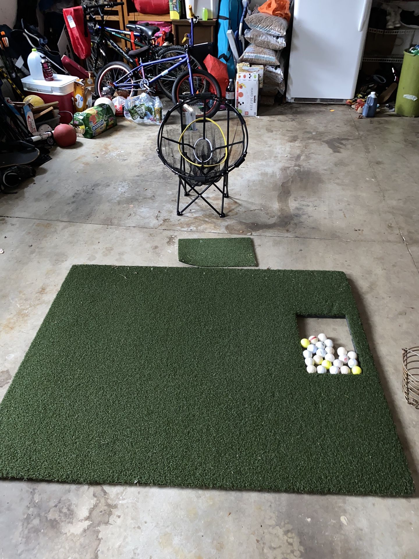 Chipping mat and net 