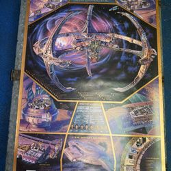 Vintage Star Trek Deep Space Nine Poster 