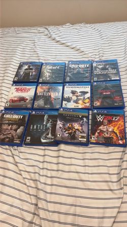 All the games are in all of the cases