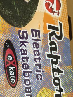 Raptor electric skateboard