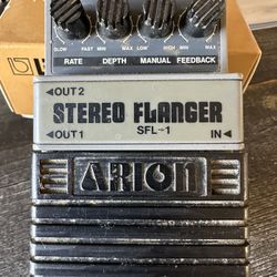 Arilon Stereo Flanger  Pedal Great Condition 