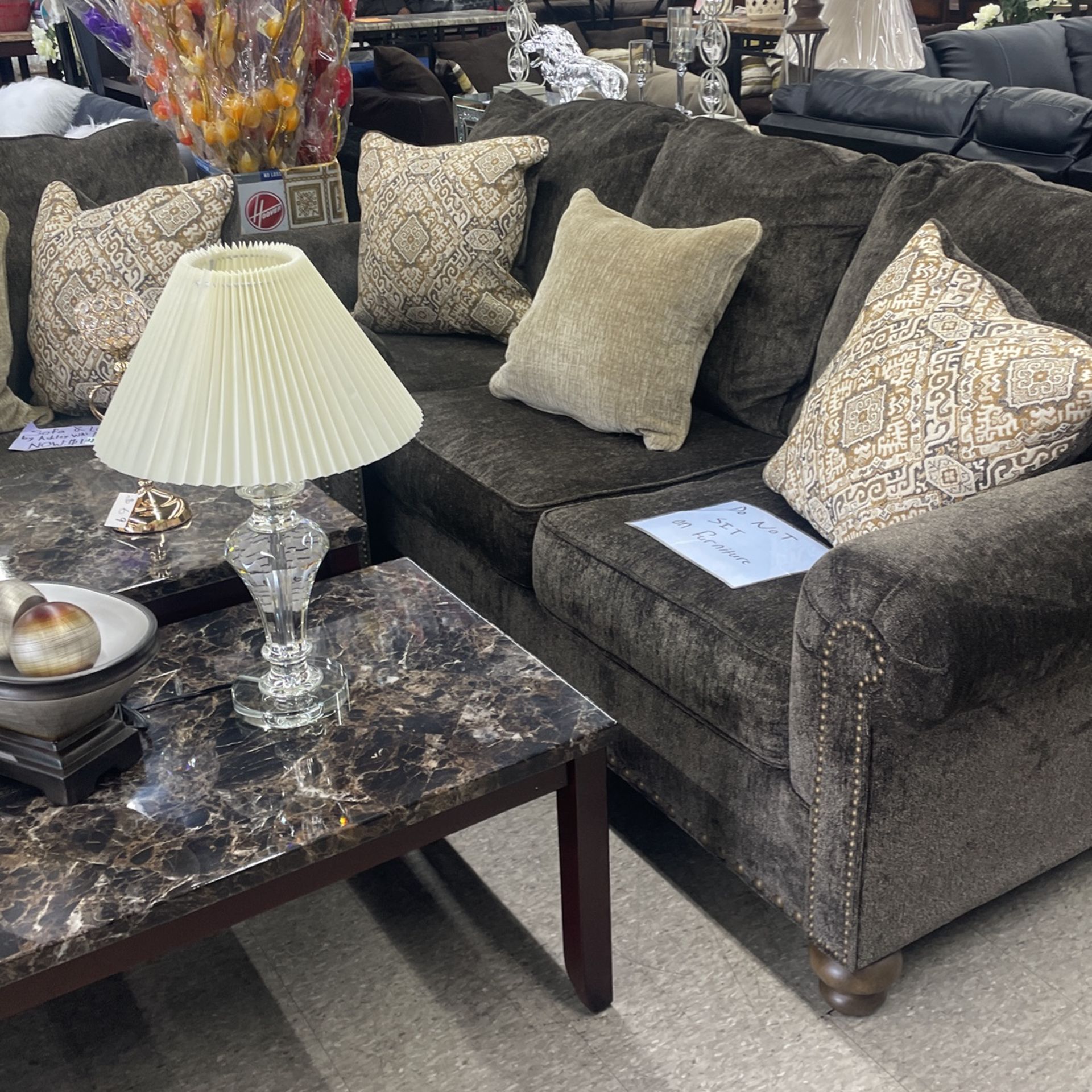 Sofa And Loveseat Set Made By Ashley $49 Initial Payment Is Available READ DESCRIPTION