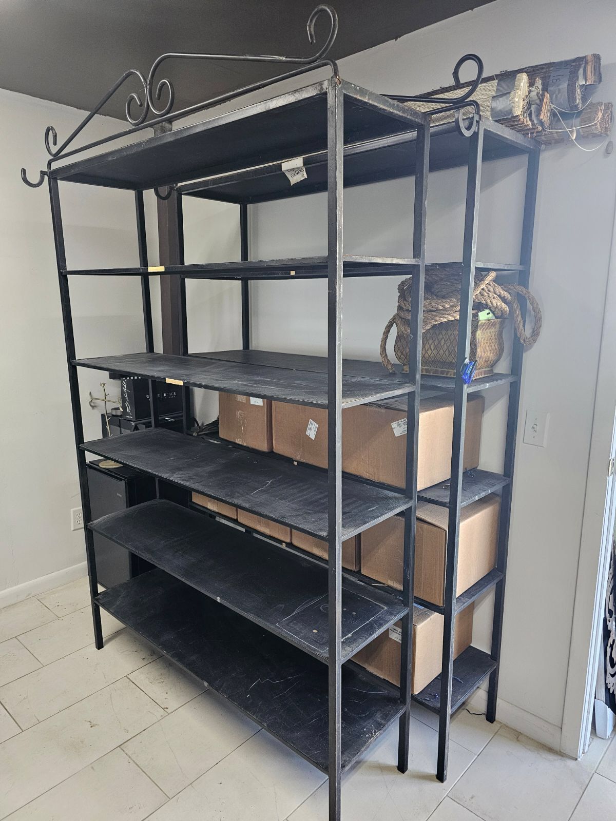 3 Custom Metal Shelves 