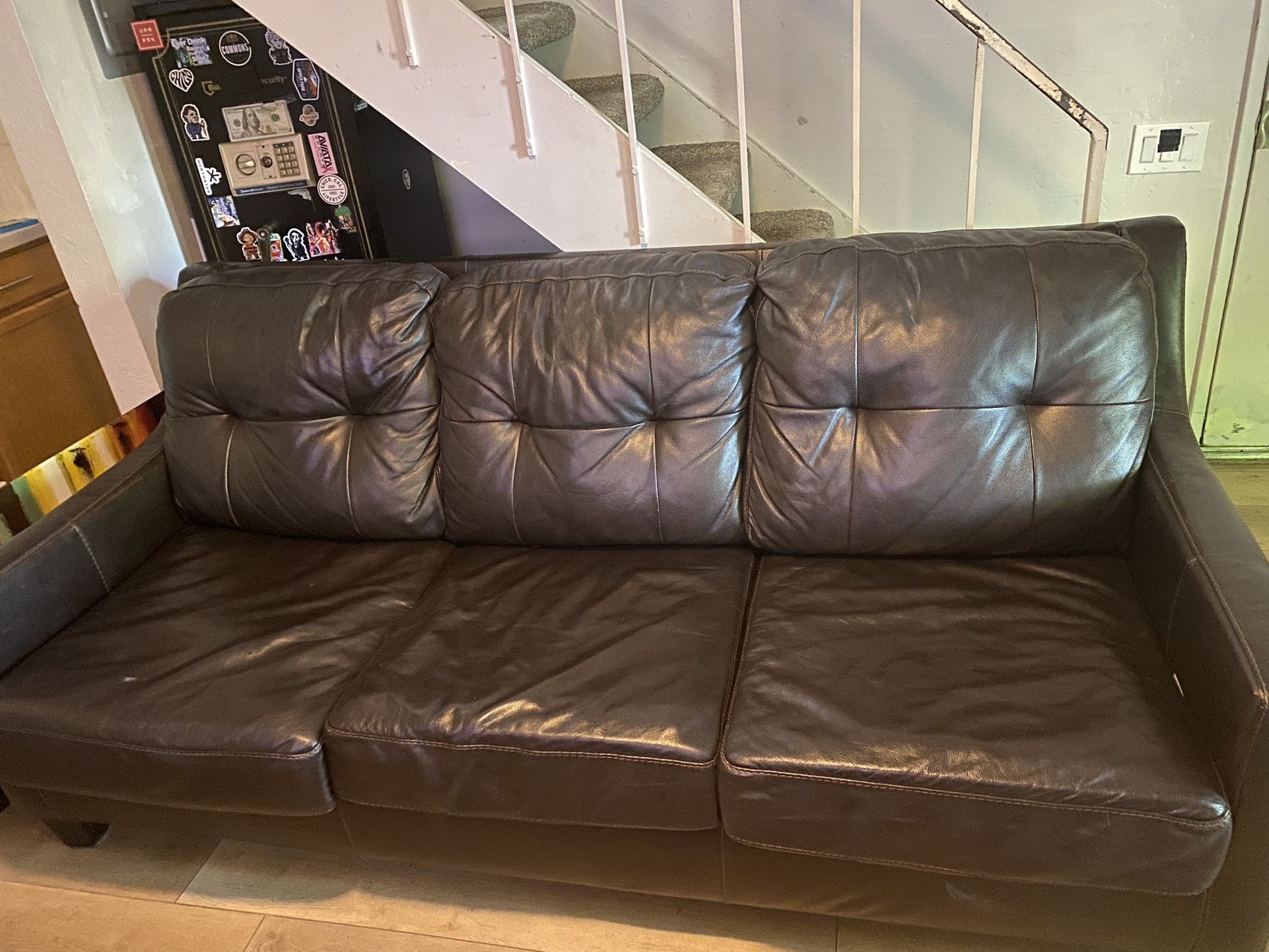 Brown Fold Out Couch