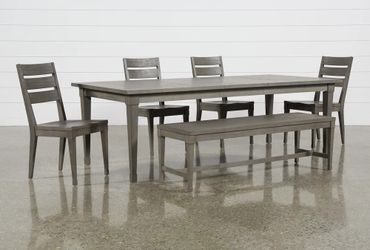 New living spaces 6pc dining room table set tax included