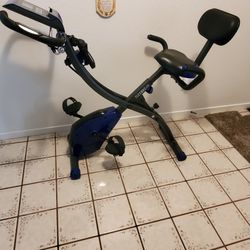 Gently Used Blue Flex Bike Ultra -  Excercise Bike 