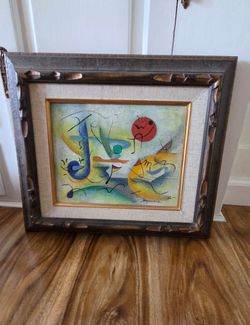 Original painting, oil on canvas, Jogi Hagiwara, 17 x15
