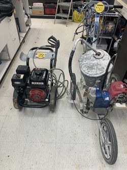 Paint sprayer and pressure washer