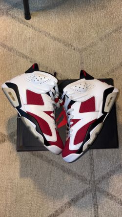 jordan 6 carmine 9.5 Mns