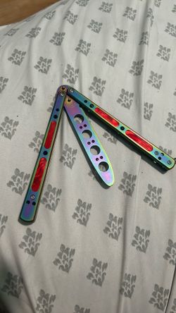 new Stainless steel butterfly knife Chrome