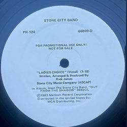 STONE CITY BAND - LADIES CHOICE 12’ RECORD BOOGIE FUNK 80’S FUNK OLD SCHOOL FUNK