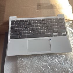 New Genuine Lenovo Chrome TouchPad with Keyboard 5CB1B77634