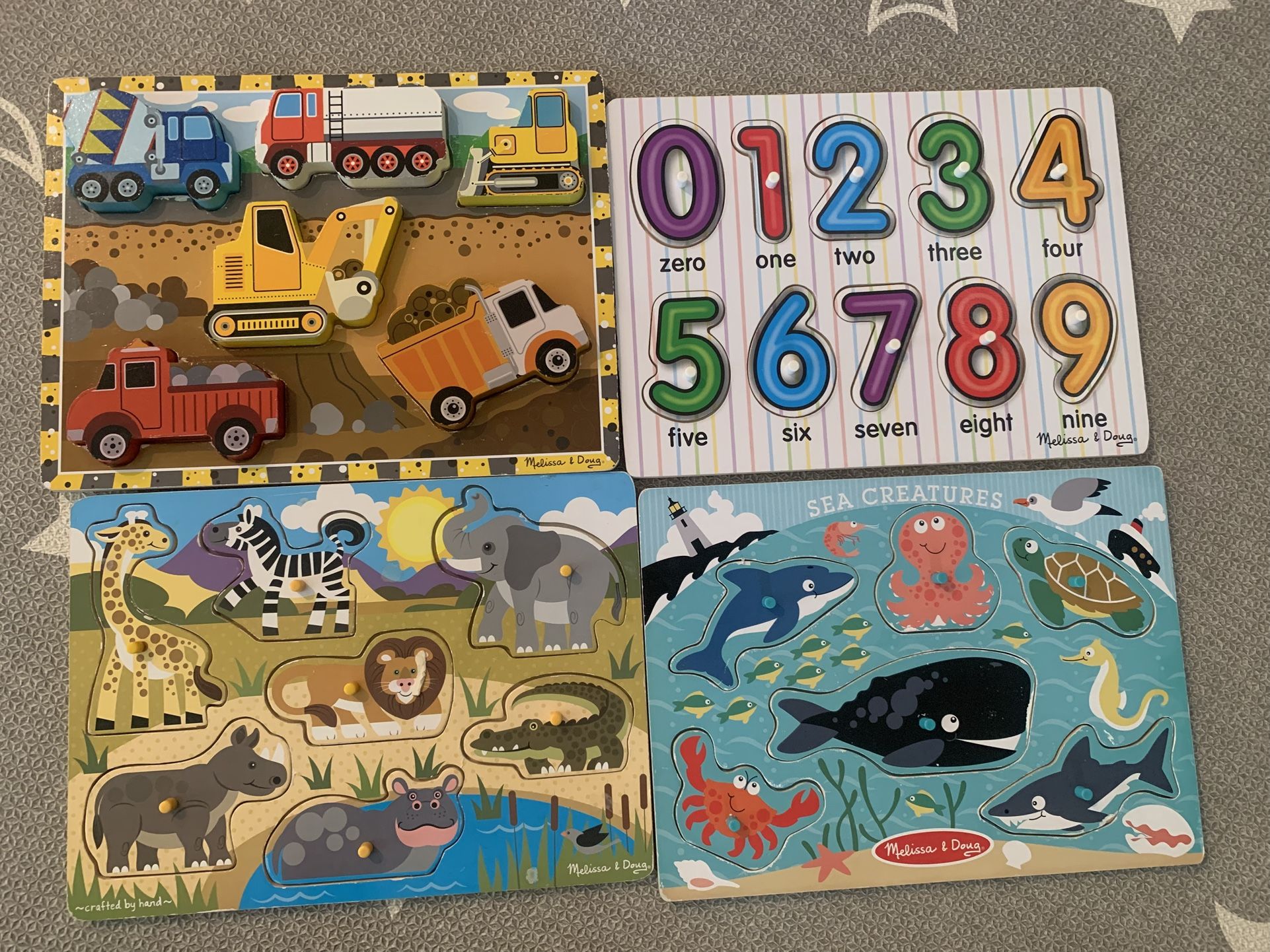 Melissa & Doug Wooden Toddler Puzzles