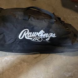 Baseball Bag, Hard Helmet, Glove and Ball