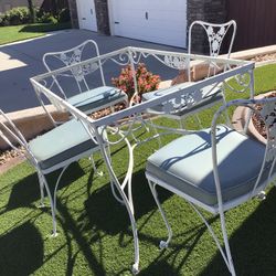 Vintage Table Set Missing Glass