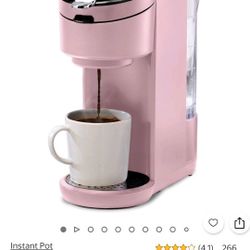 Pink Instant Solo Coffee Maker