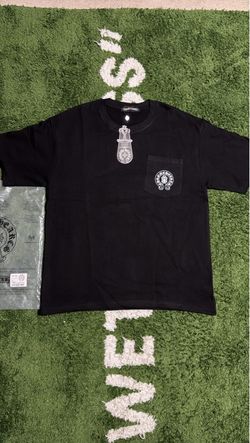 Black usa Chrome heart tee