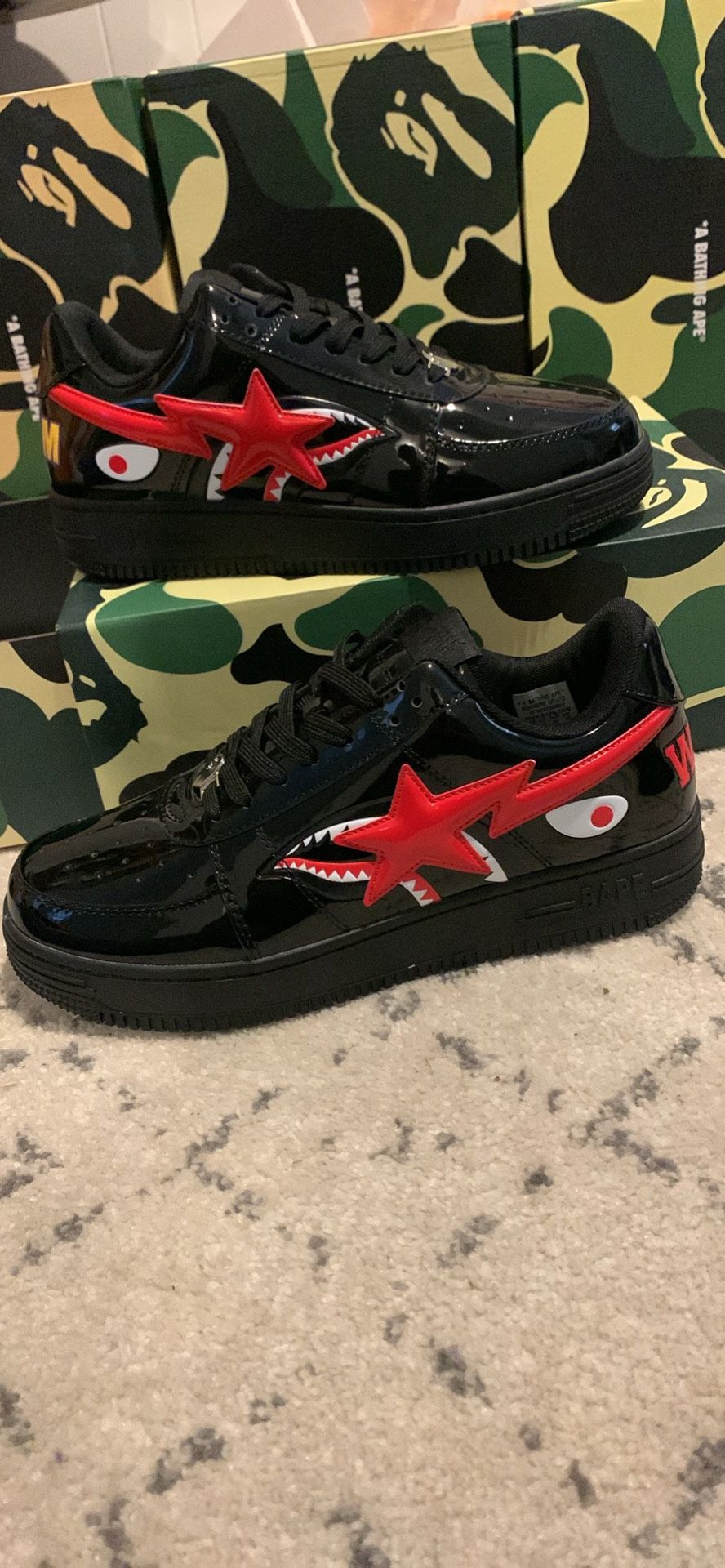 Bape Shoes Size 8, 9.5, 10, 11