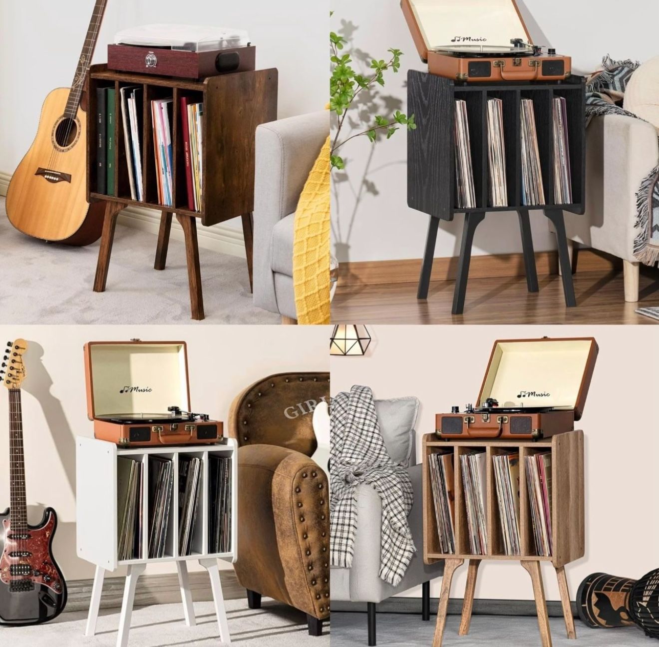 Vinyl Holder Display Shelf. Multi-Colors