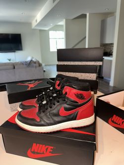 Jordan 1 Black Red Size 8.5