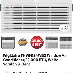  Frigidaire FHWW104WD1 Window Air Conditioner, 10,000 BTU, WhiteFrigidaire