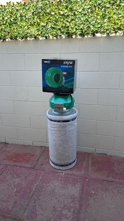 Active Air 6" Inline Fan with Carbon Filter
