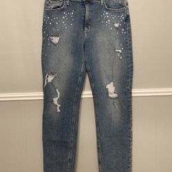 Women’s Kass Joe’s Rhinestone Ripped Jeans 