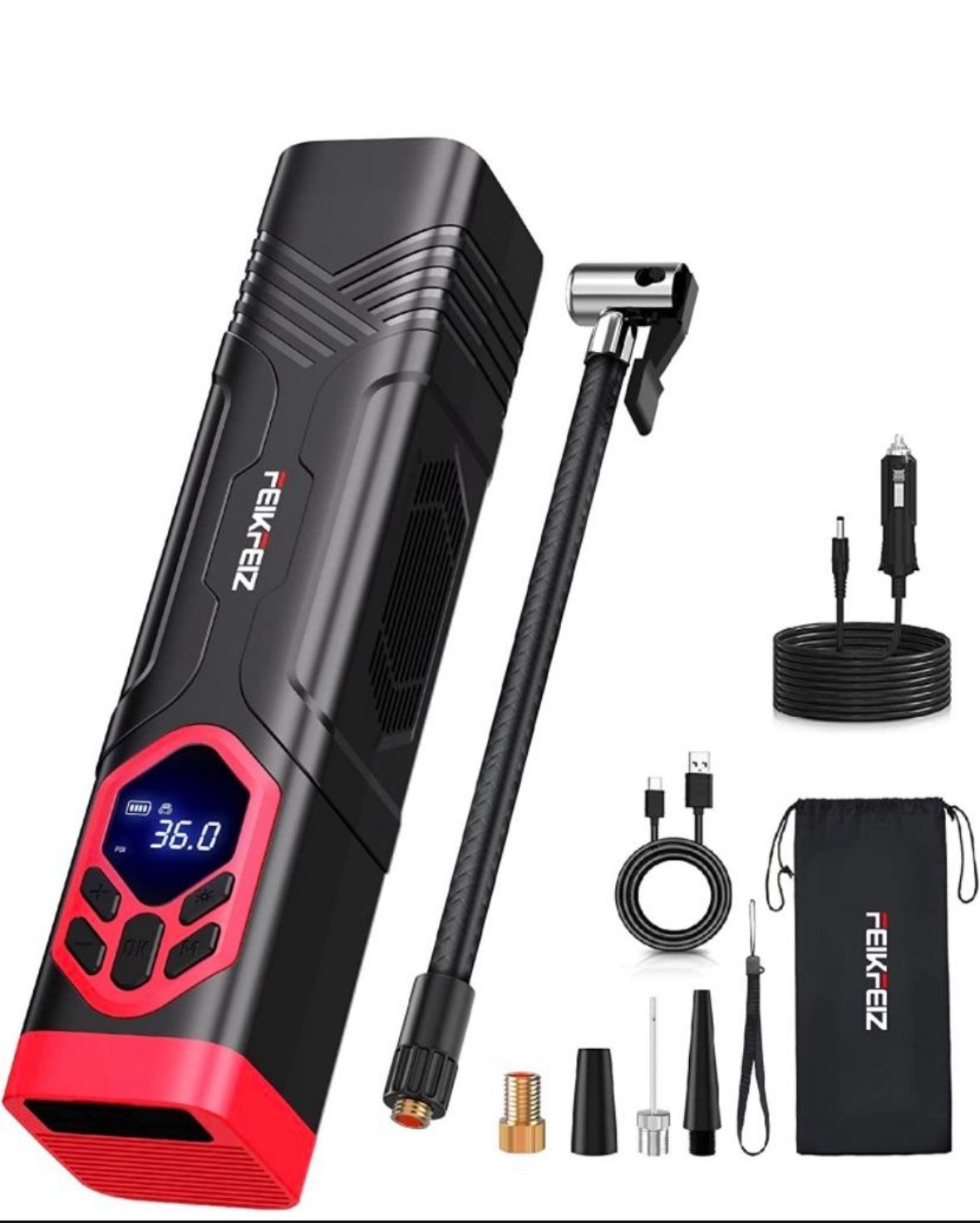 Air pump, 150PSI 7800mAh Cordless Air Compressor,
