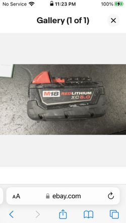 5.0 Ah Milwaukee Battery