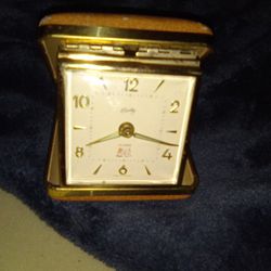 1960's Bradley Art Deco Travelers Alarm Clock 