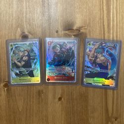 One Piece Raw Cards