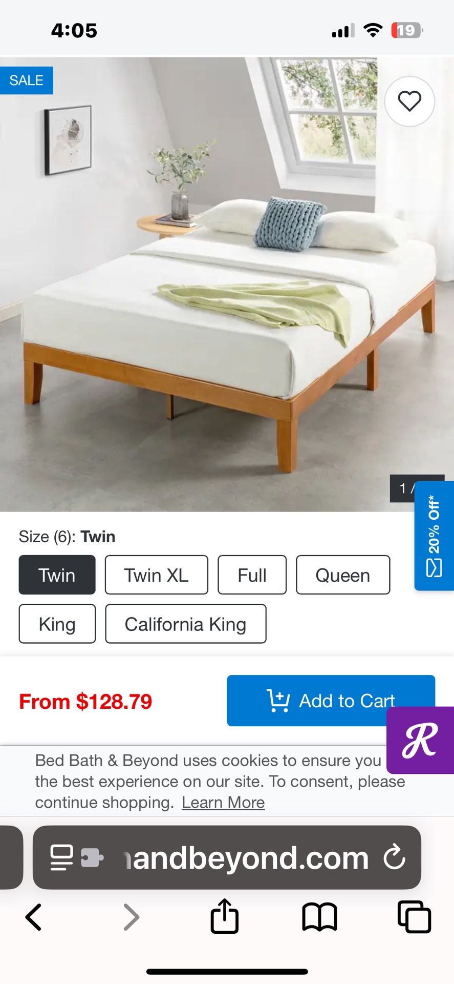 Wood Bed Frame