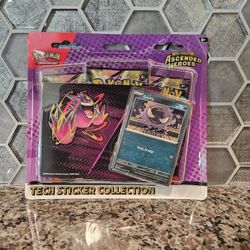 Pokémon - Tradina Carc
Game: Mega Evolution -
Ascended Heroes Tech
Sticker Collection- Gastly
