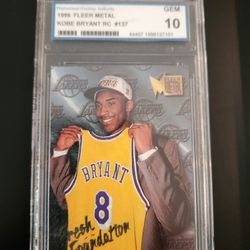 Kobe Bryant 1996 Fleer Metal Card #138