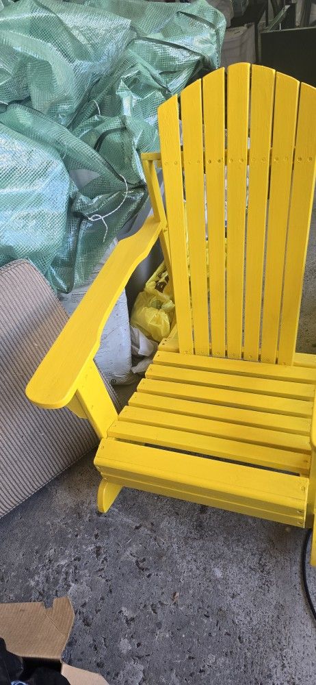 Yellow Chair. Been In Storage.